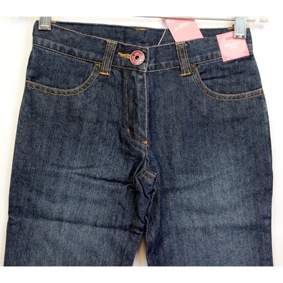 2007 Gymboree Bon Voyage Denim Jeans sz 12 Hearts Pockets Sailor Nautical Beach - Picture 3 of 6